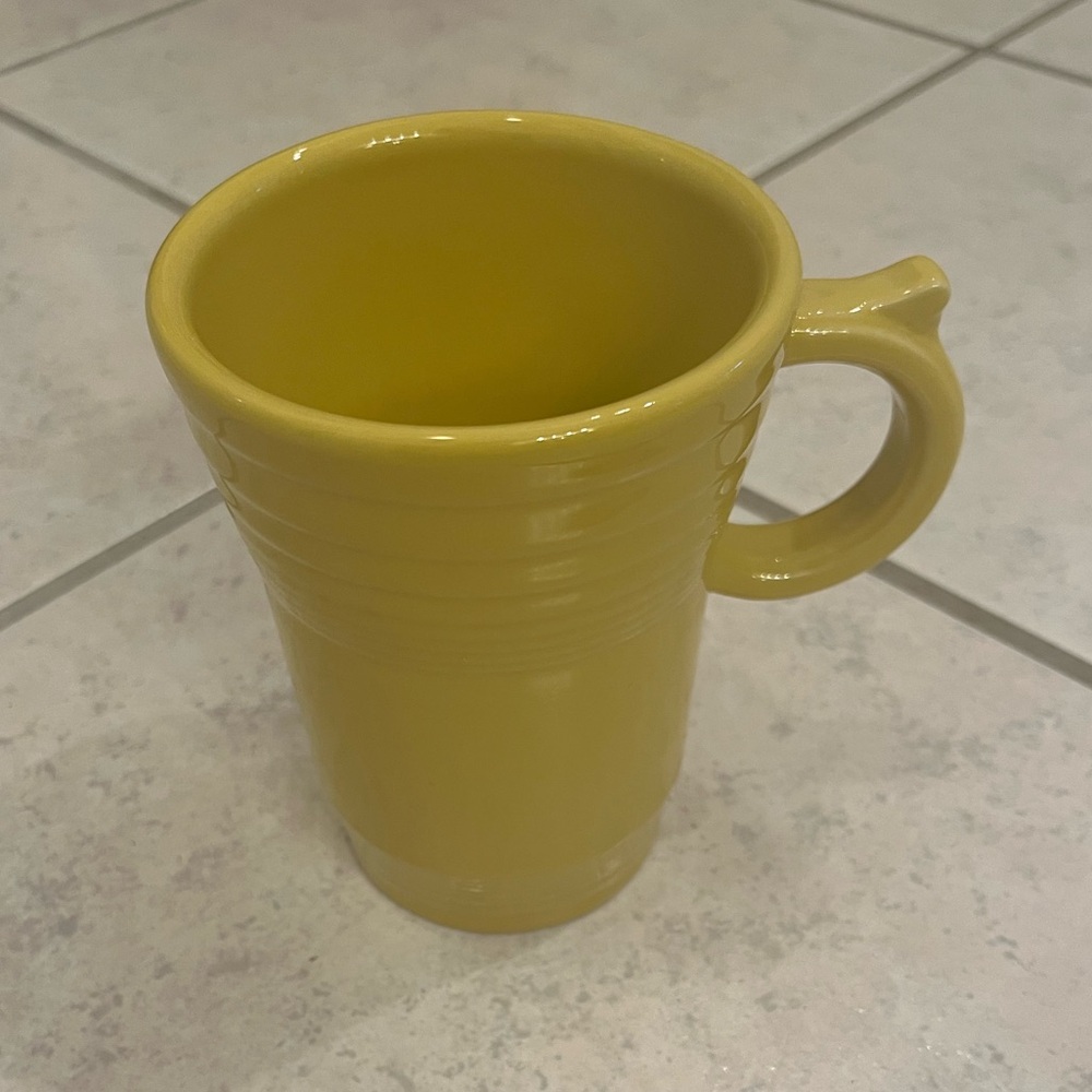 Sunflower latte mug - fiesta - retired